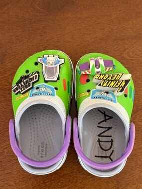 Toddler Buzz Lightyear Toy Story Crocs - Size 5C